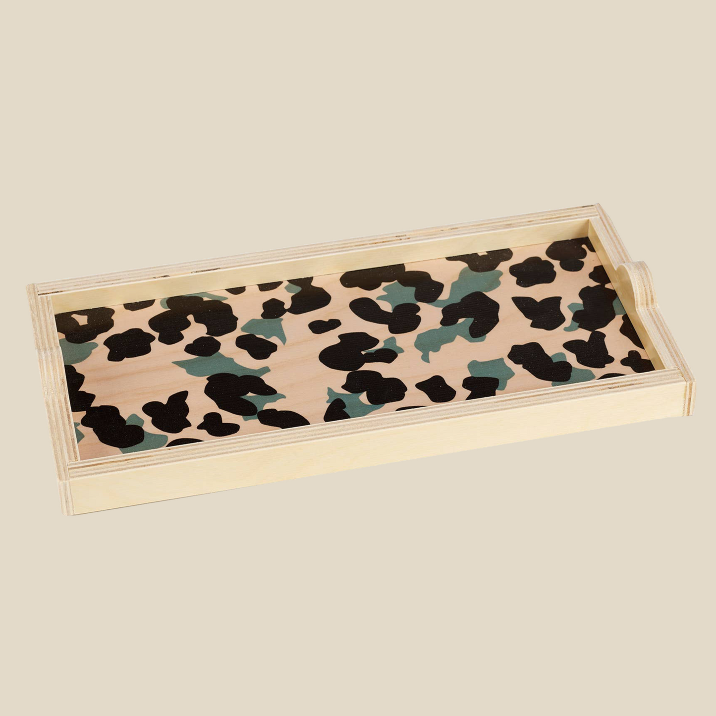 Mini Tray ~ Cheetah Grey