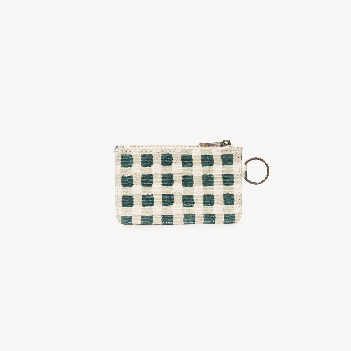 ID Pouch ~ Evergreen Gingham