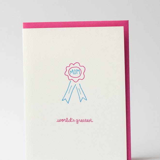 Parent Greeting Card ~ World's Greatest Mom