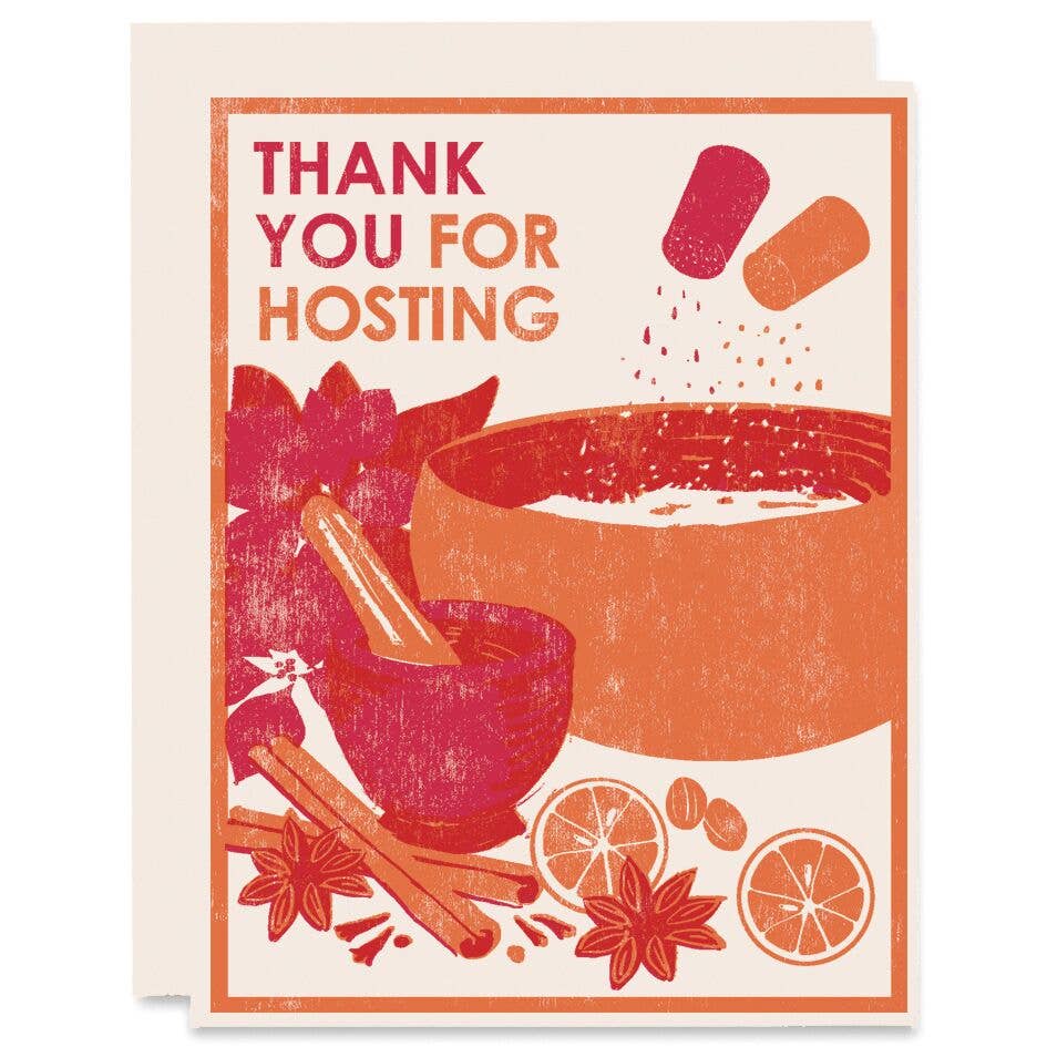 Appreciation Greeting Card ~ Thank You for Hosting