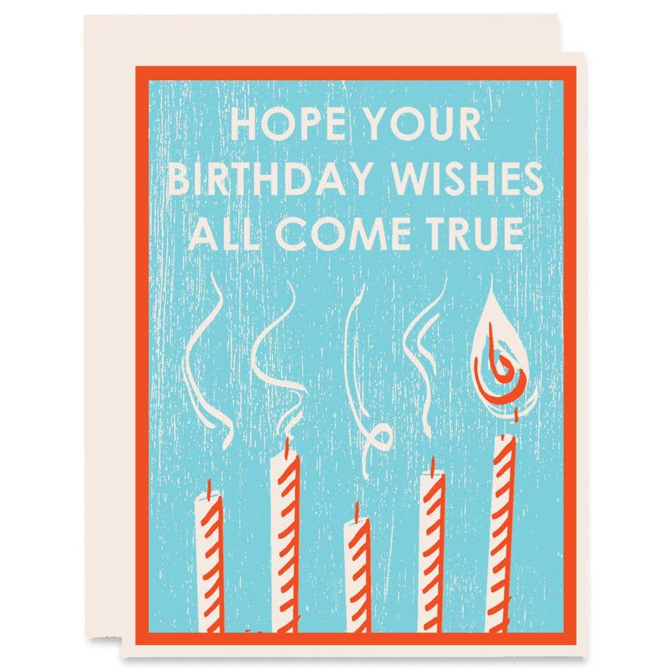 Birthday Greeting Card ~ Hope Your Wishes All Come True