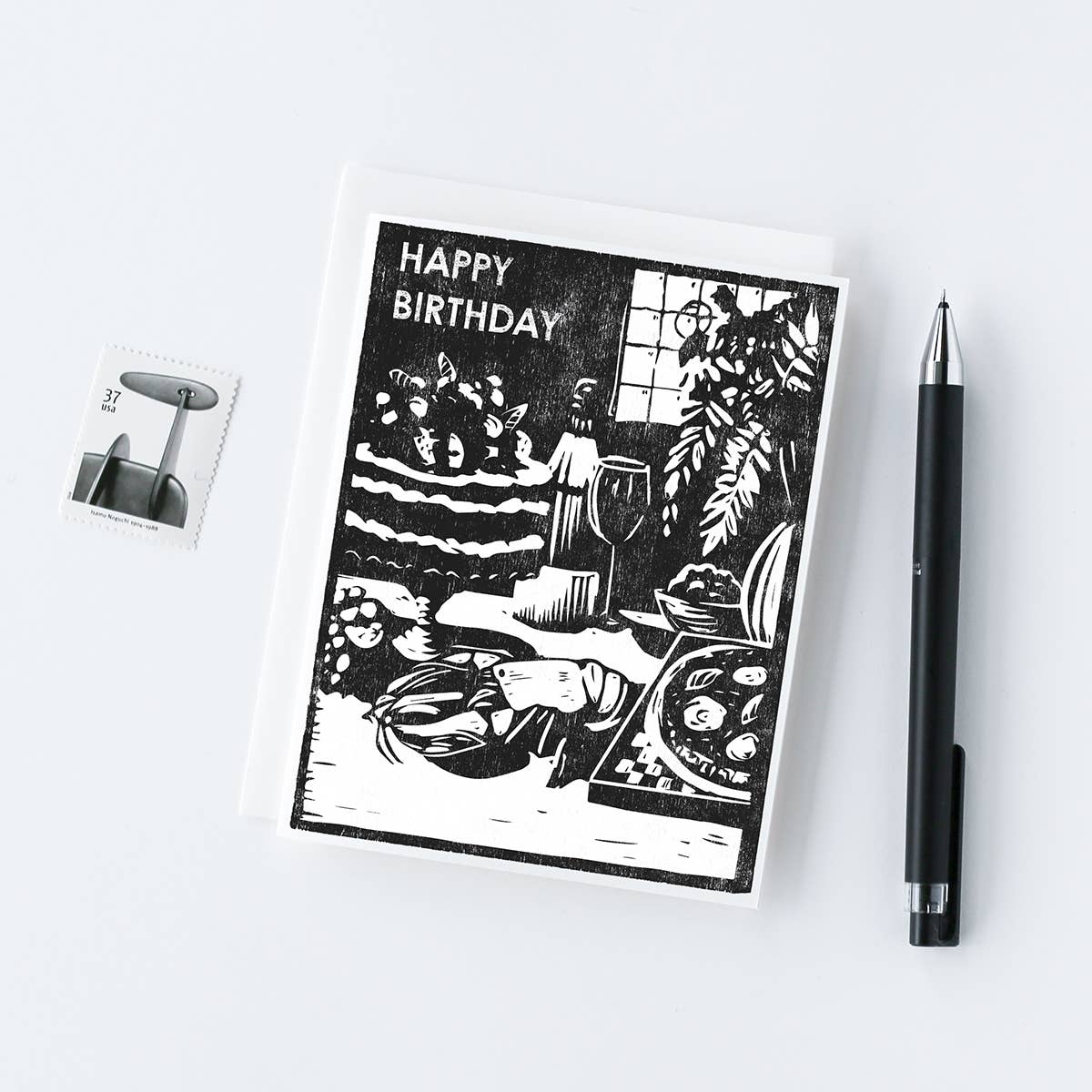 Birthday Greeting Card ~ Banquet