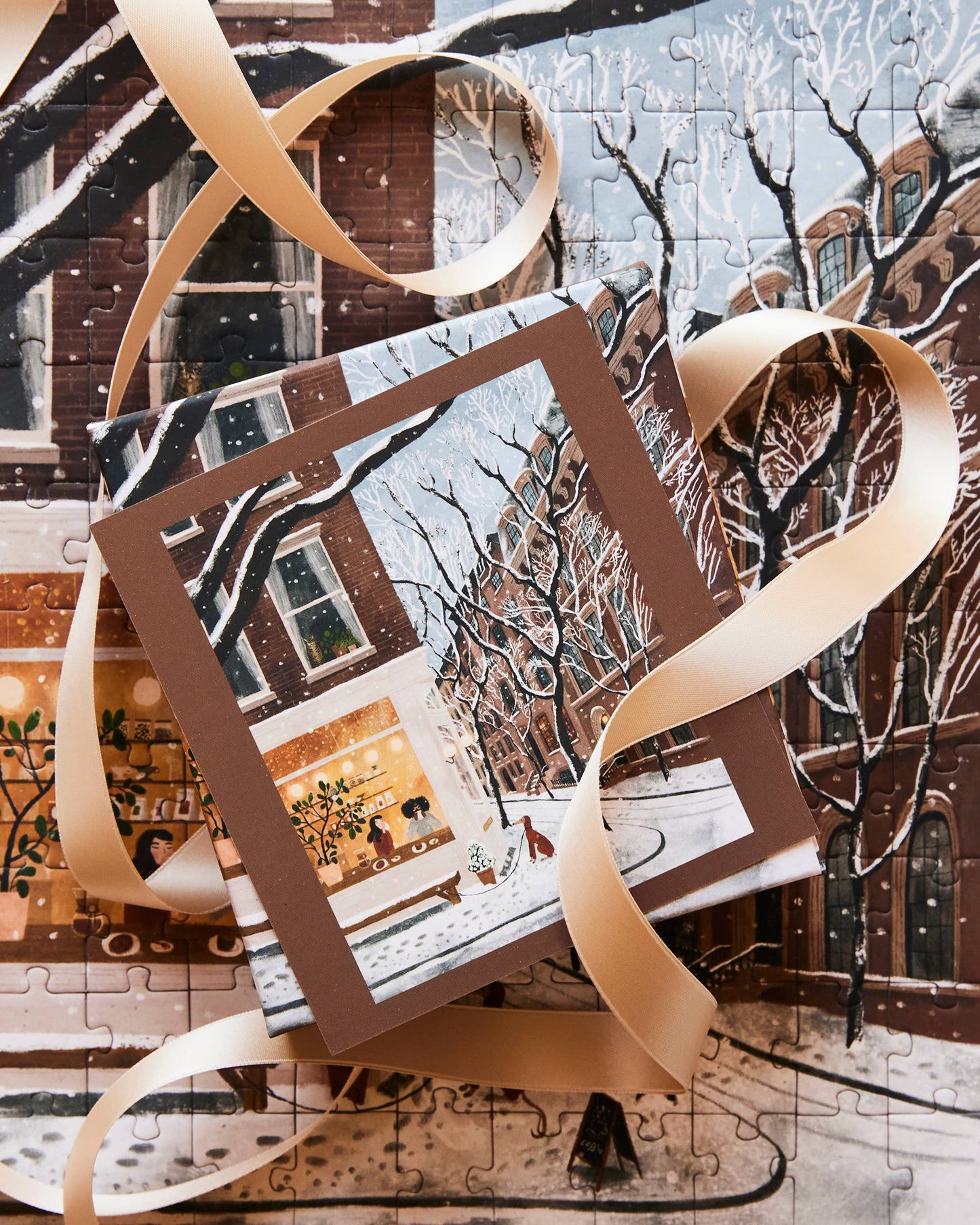 Puzzle (100 Pieces) ~ Coffee in the West Village