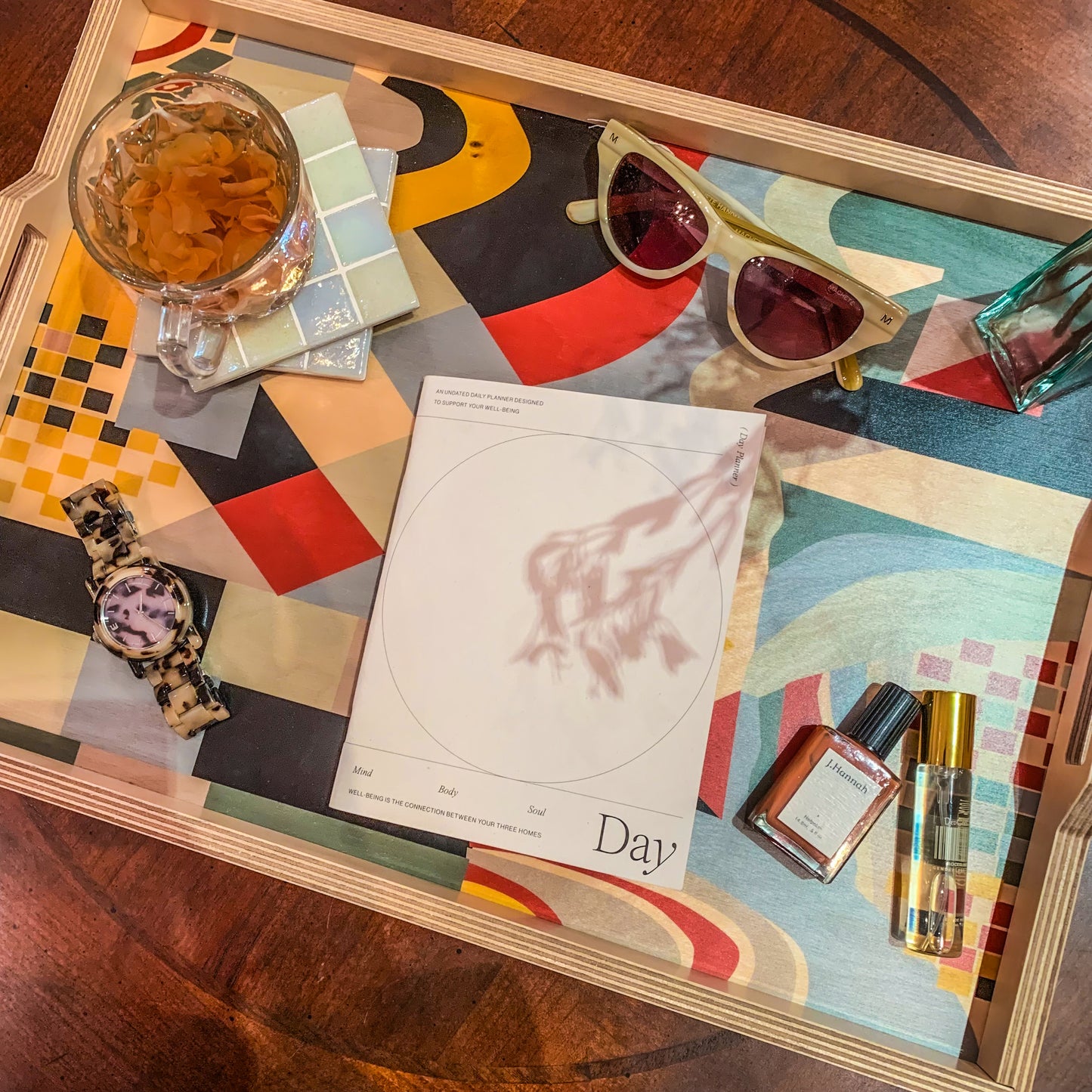 Large Serving Tray ~ Paloma Rust