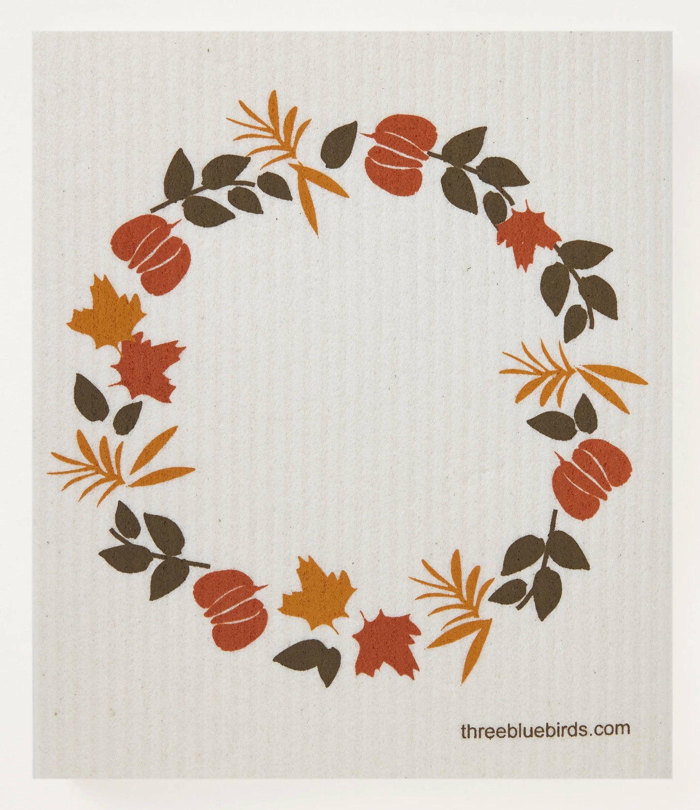 Swedish Dishcloth ~ Autumn Wreath