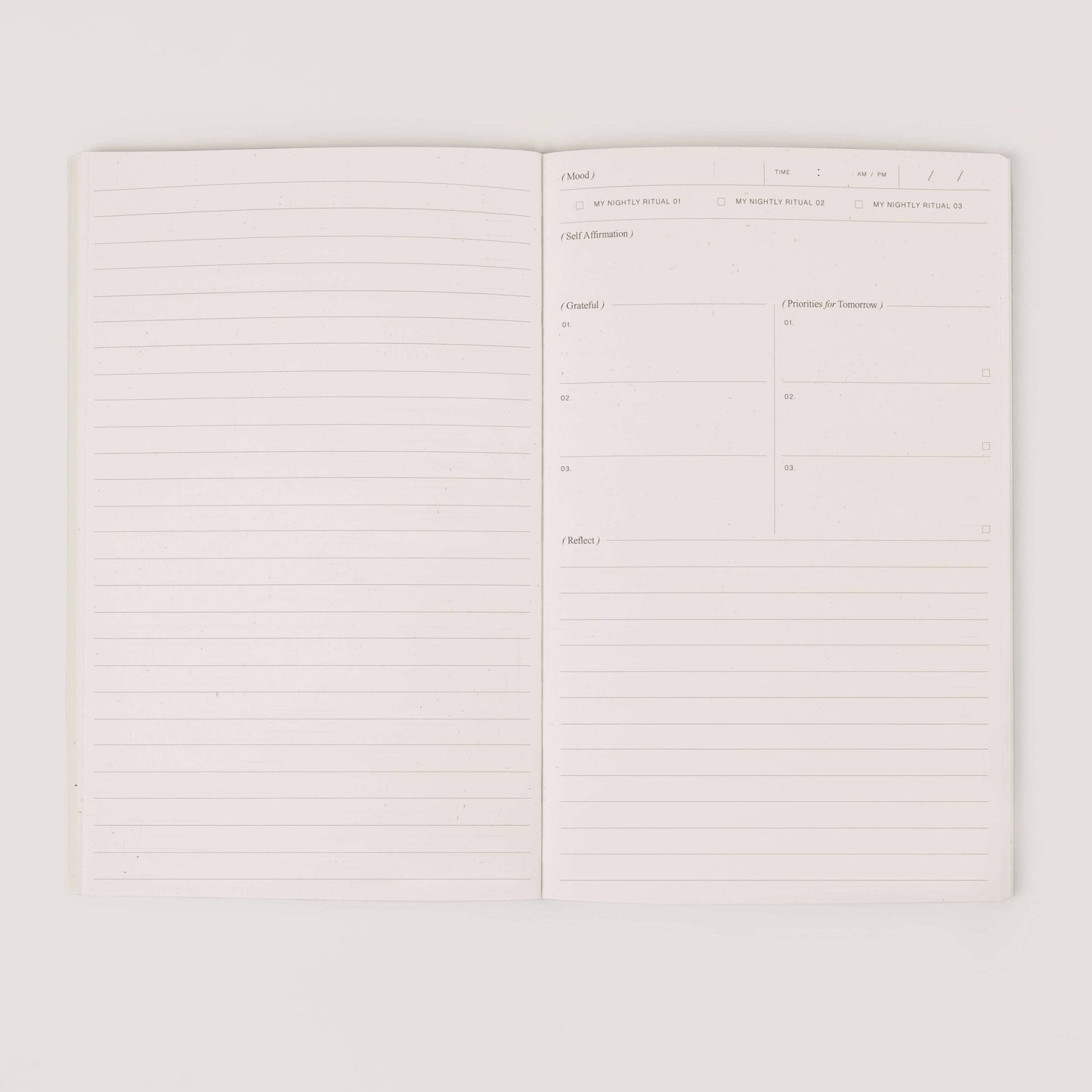 Night Routine Journal