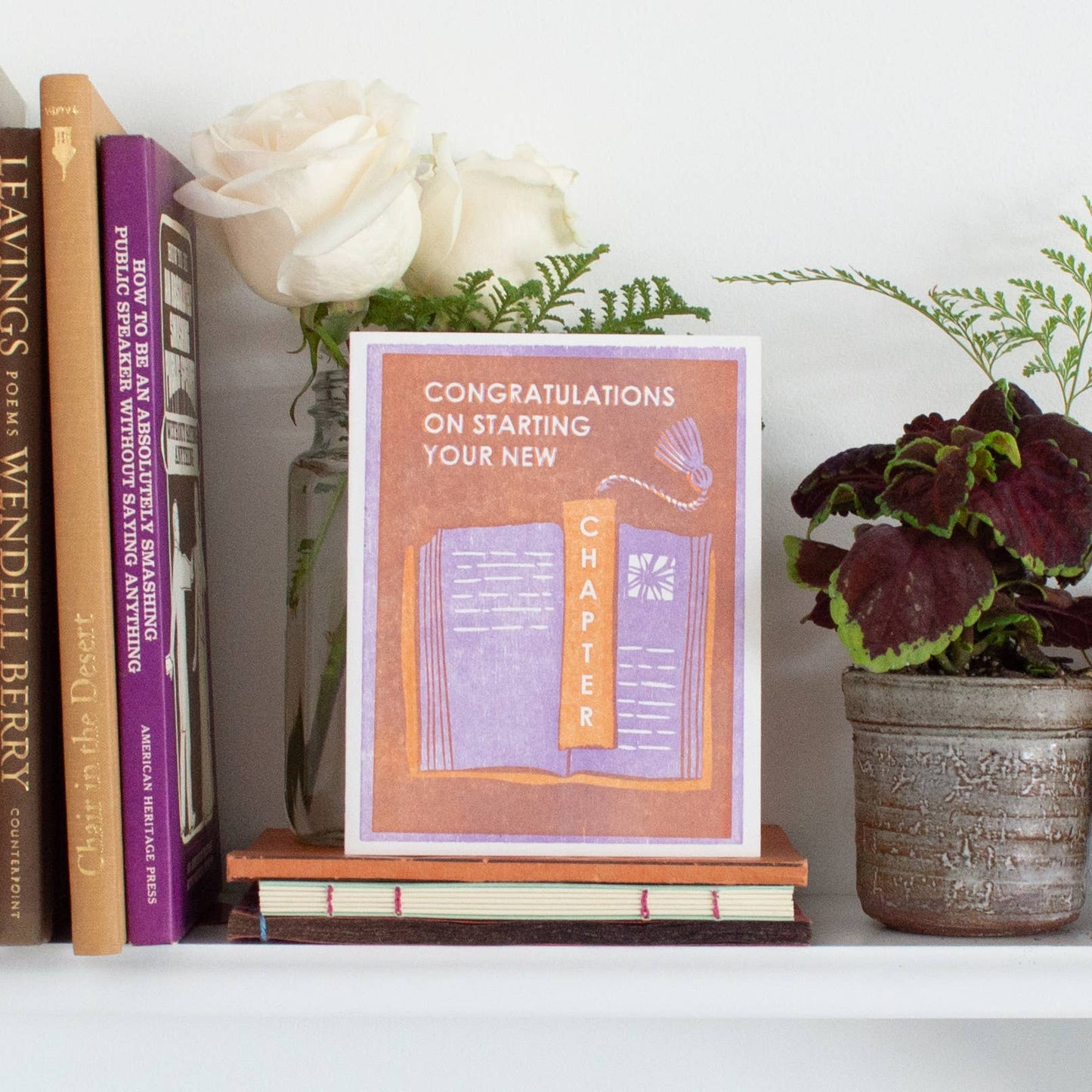 Congratulations Greeting Card ~ New Chapter