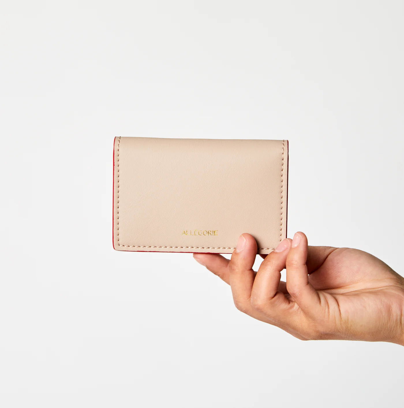 Apple Leather Bifold Cardholder
