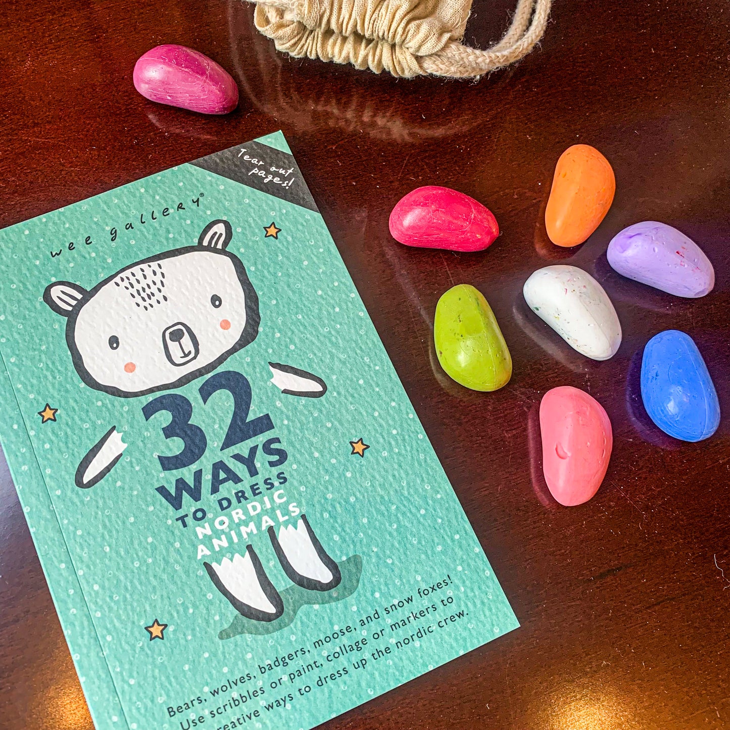 Coloring Book ~ 32 Ways to Dress Nordic Animals