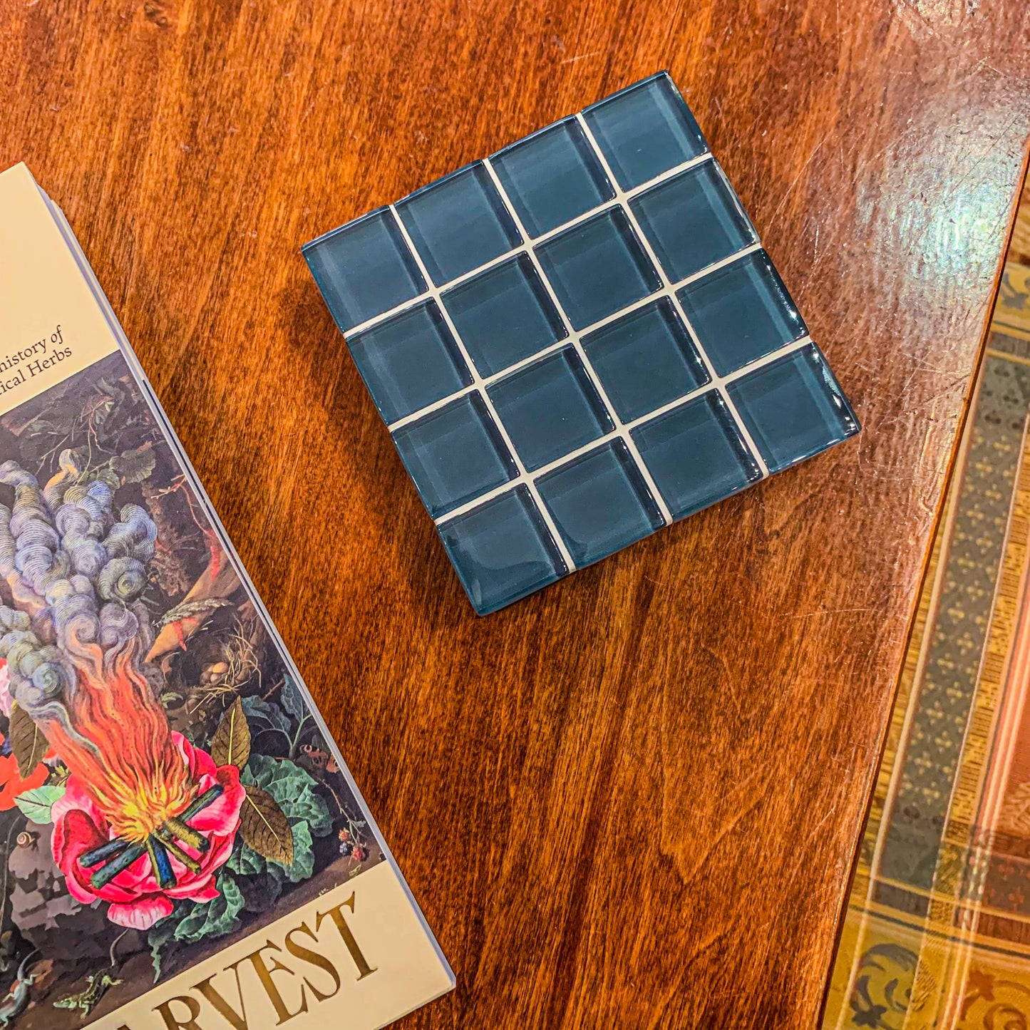 Glass Tile Coaster ~ It’s Ocean
