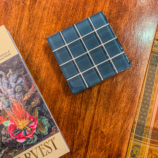 Glass Tile Coaster ~ It’s Ocean