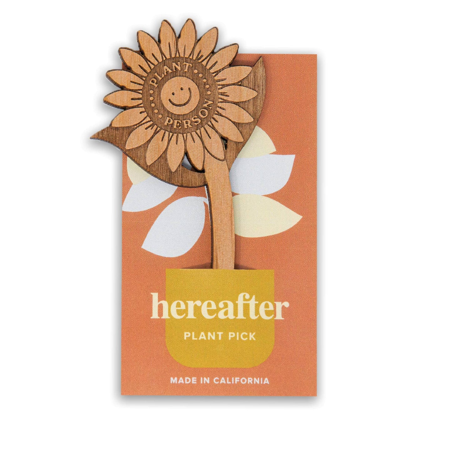 Wood Plant Pick ~ Plant Person Daisy