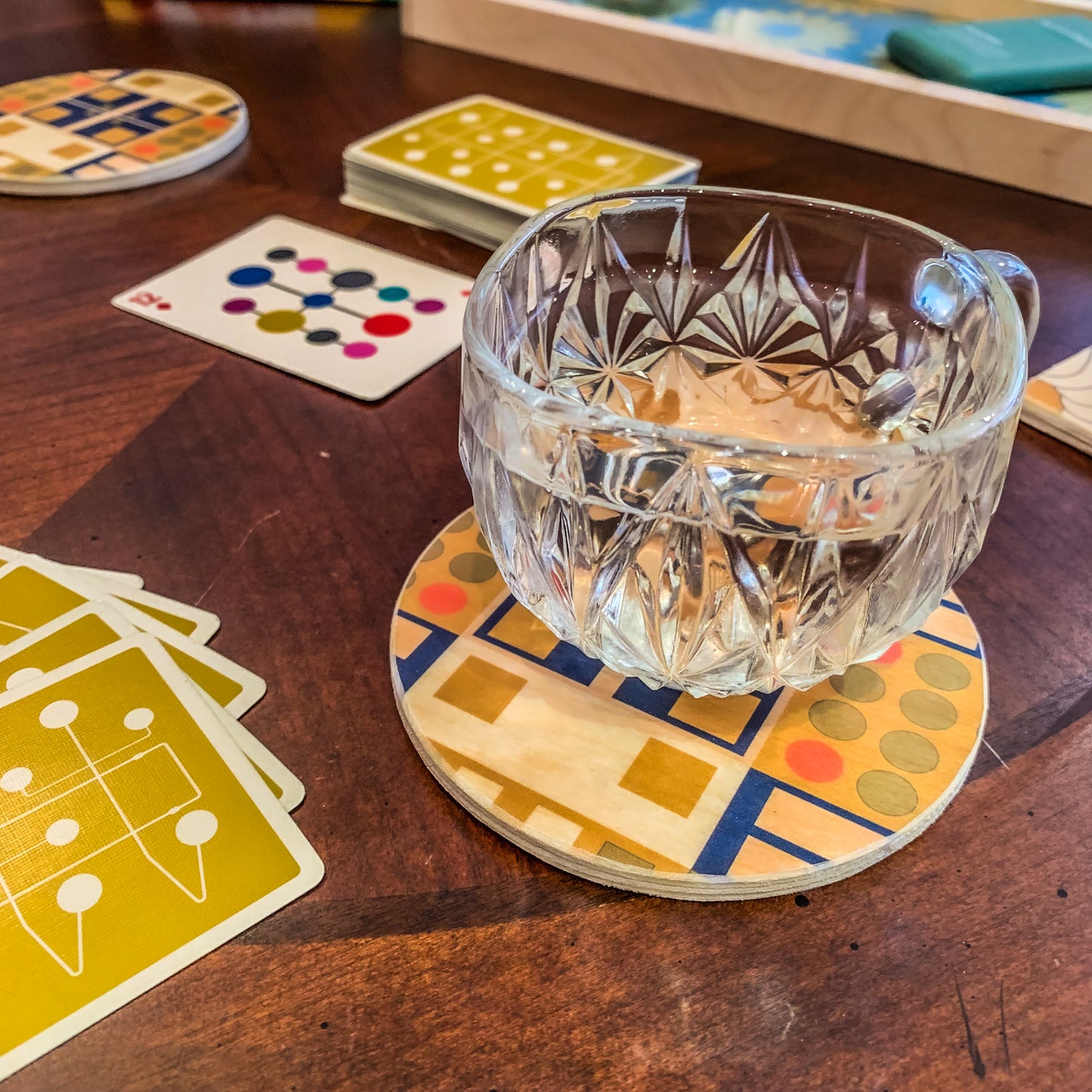 Coaster Set ~ Alexander Olive