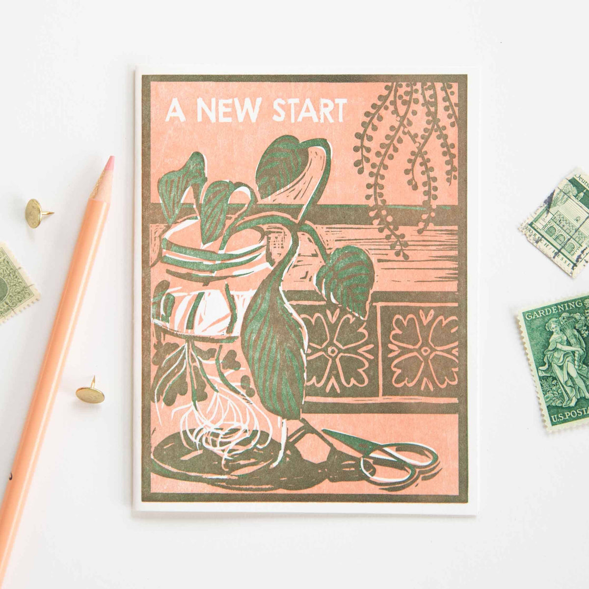 Celebratory Greeting Card ~ A New Start