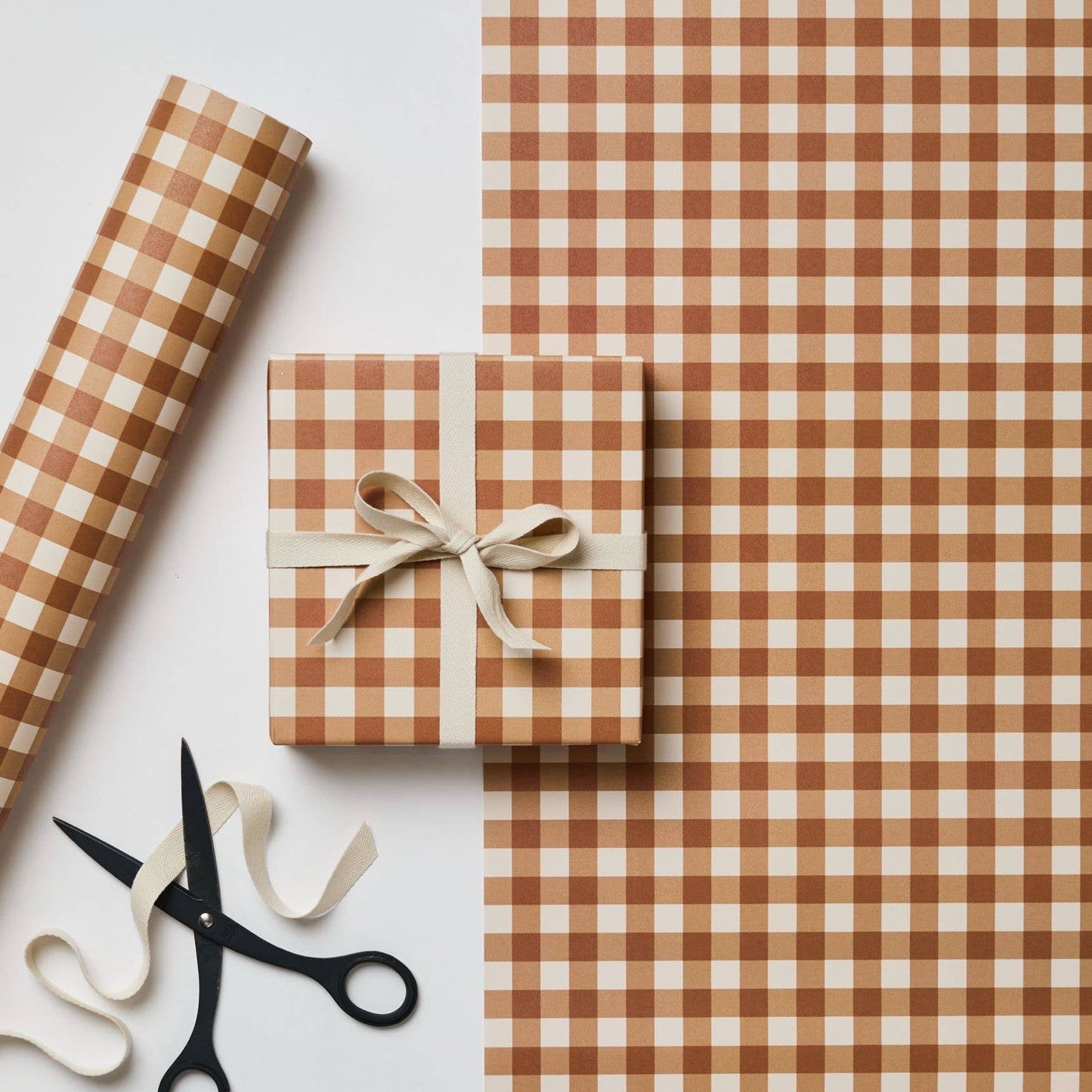 Complimentary Gift Wrapping ~ Cinnamon Gingham