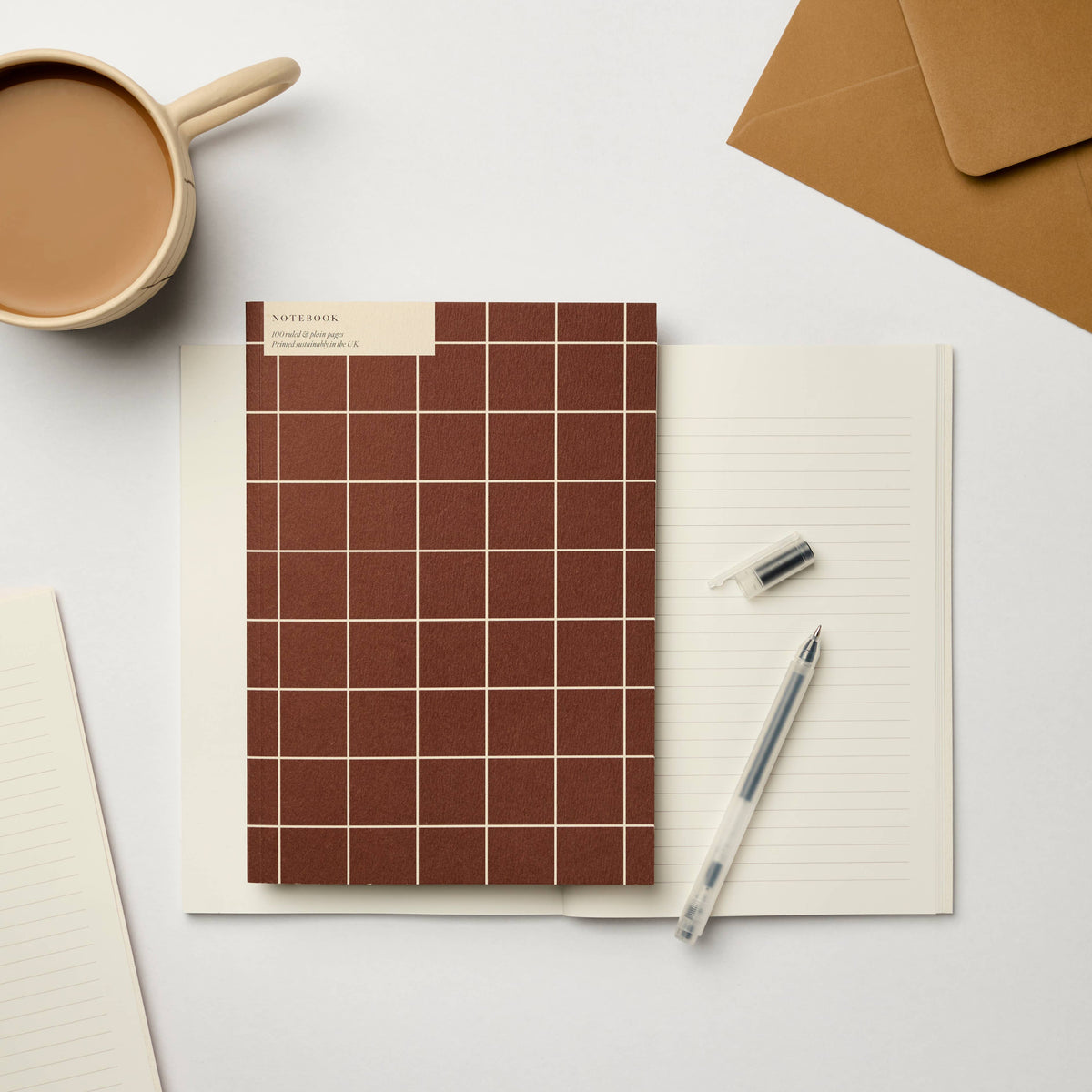 A5 Notebook ~ Umber Tile