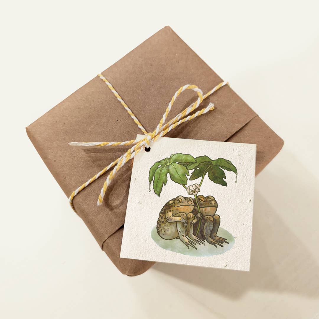 Two Toads Gift Tags - Plantable Herb Seed Paper