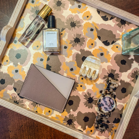 Square Tray ~ Poppy Taupe