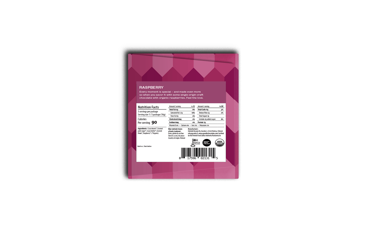 Chocolate (49%) ~ Raspberry