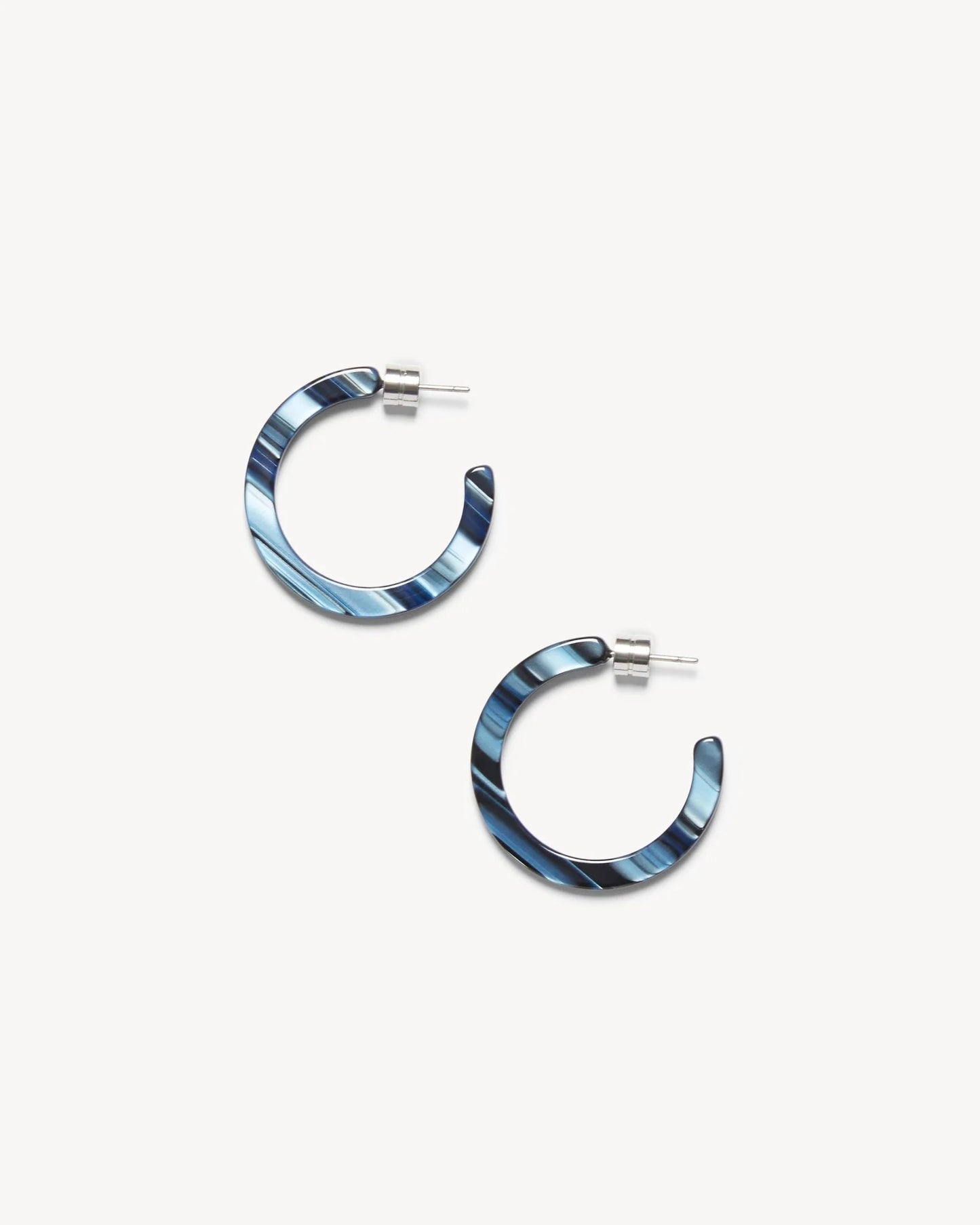 Mini Hoops ~ Indigo