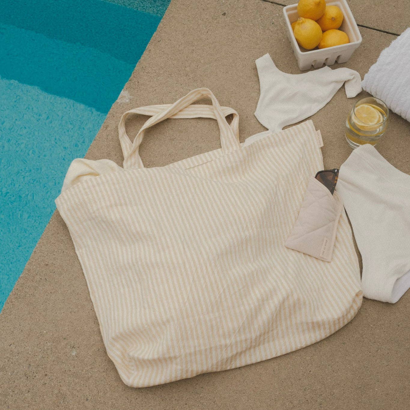 Striped Tote