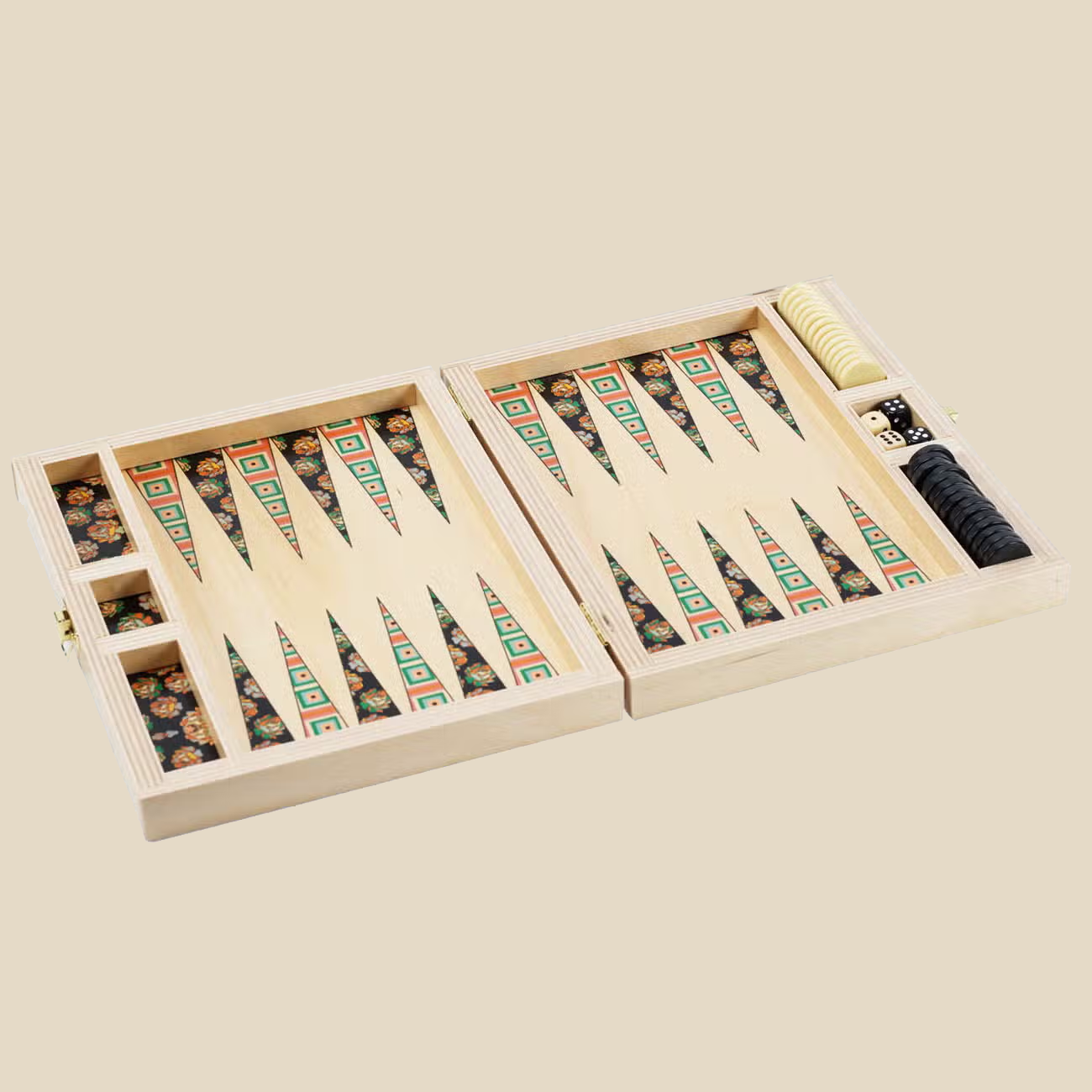 Backgammon Set (Travel) ~ Squaresvile Rust