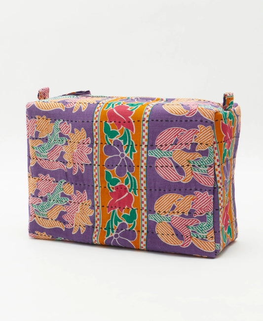 Large Toiletry Bag ~ Checker Trim