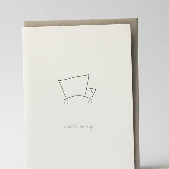 Celebratory Greeting Card ~ Movin' On Up