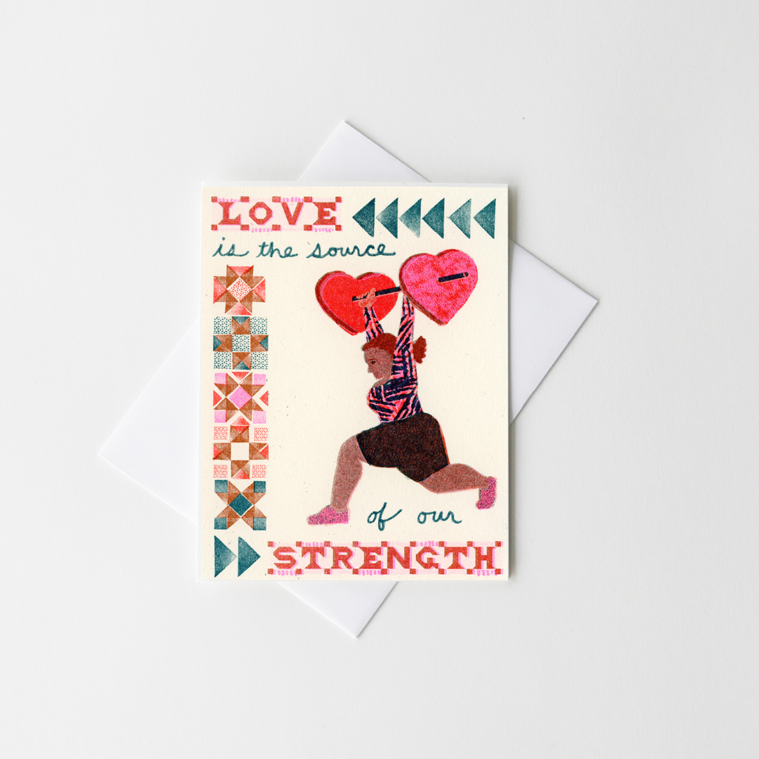 Appreciation Greeting Card ~ Love is the Source