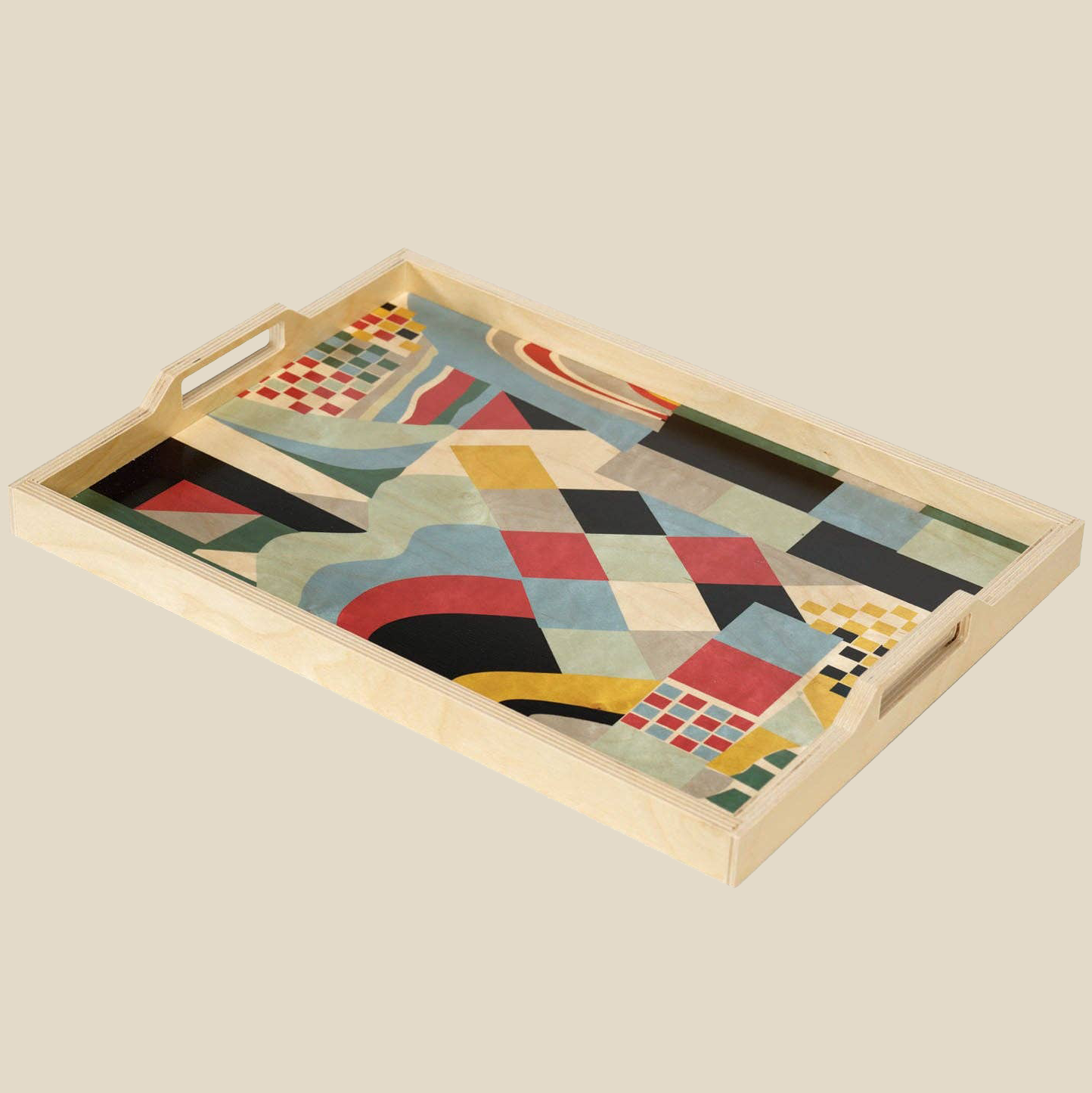 Large Serving Tray ~ Paloma Rust