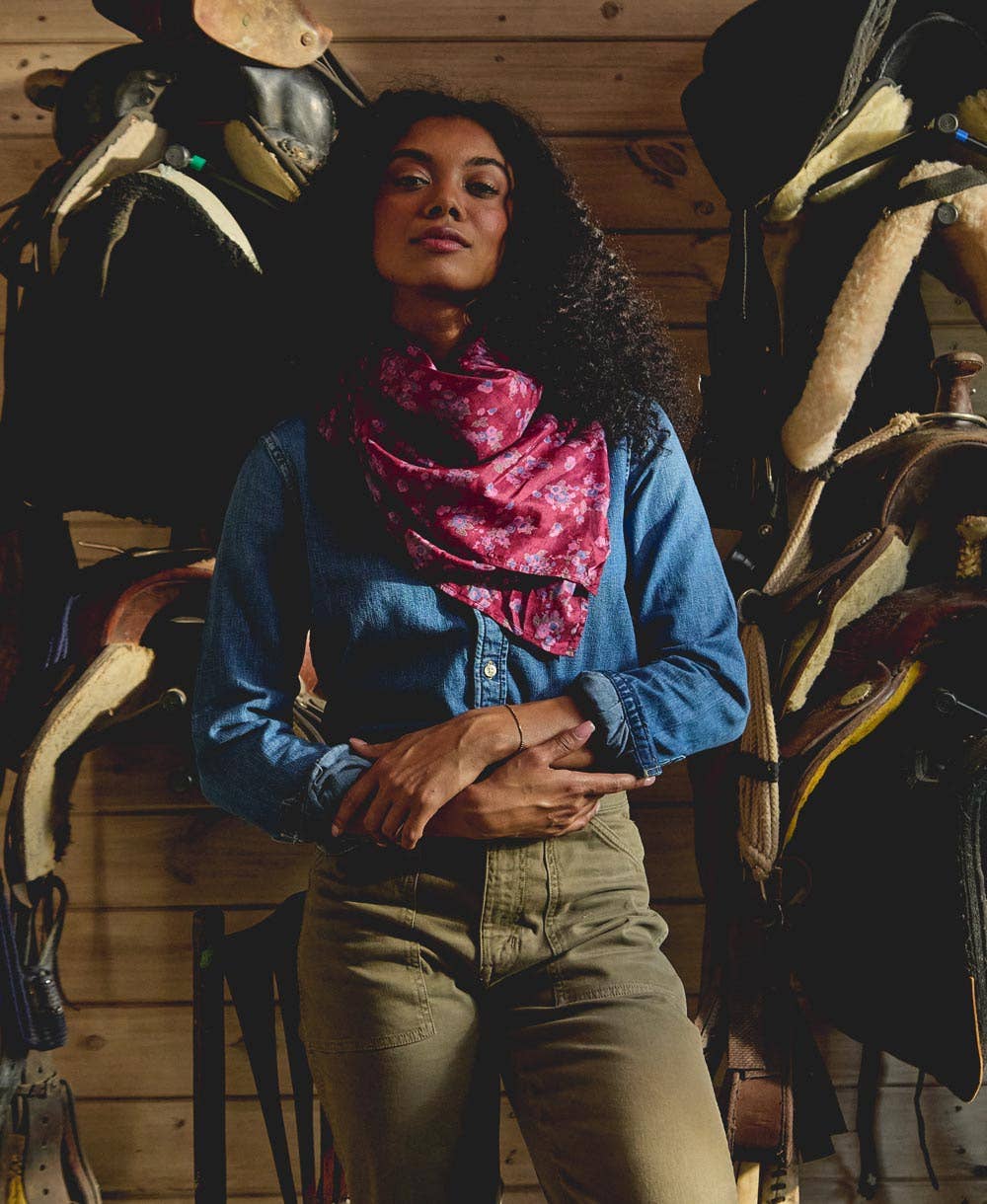 Vintage Silk Square ~ The 90s