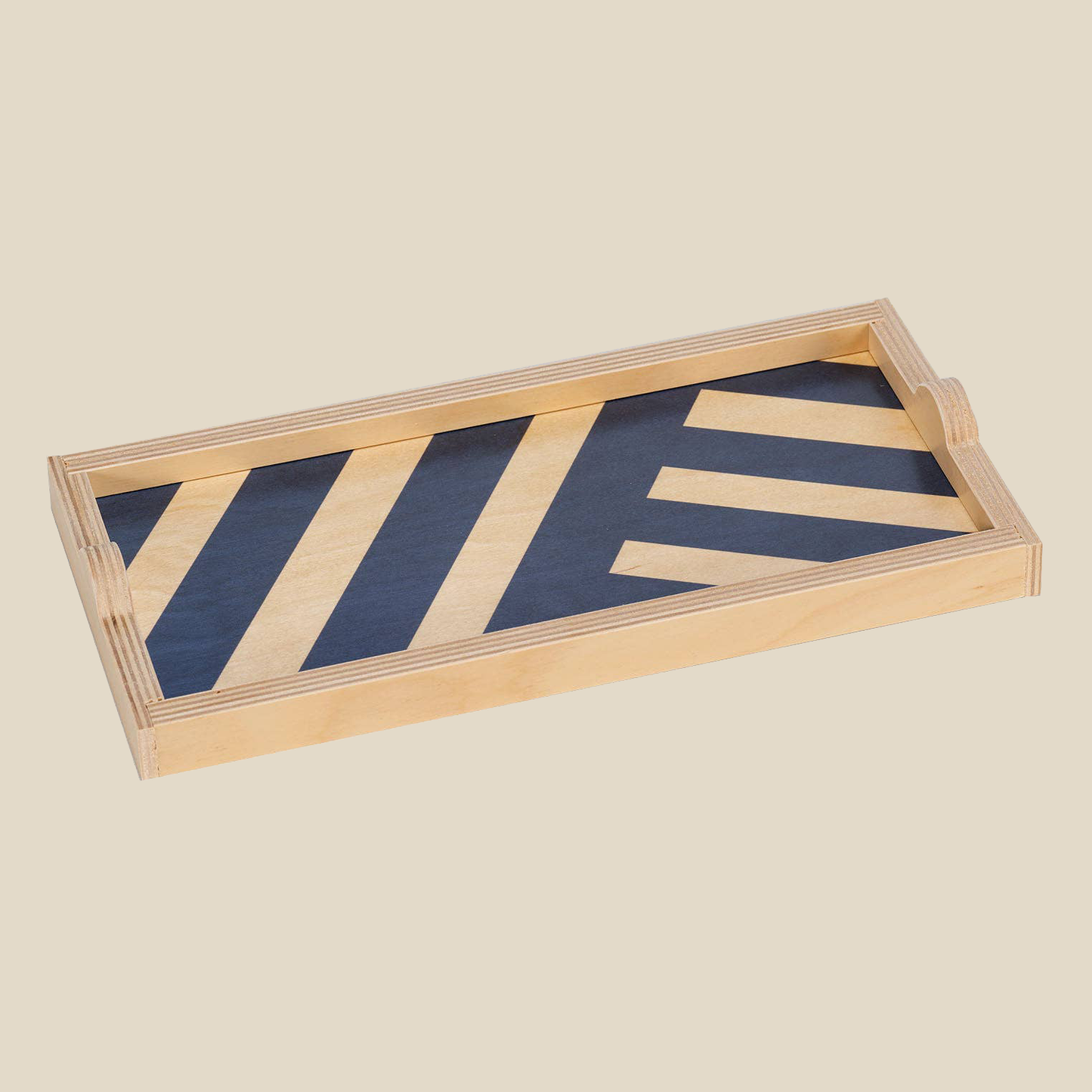 Mini Tray ~ Navy Stripe