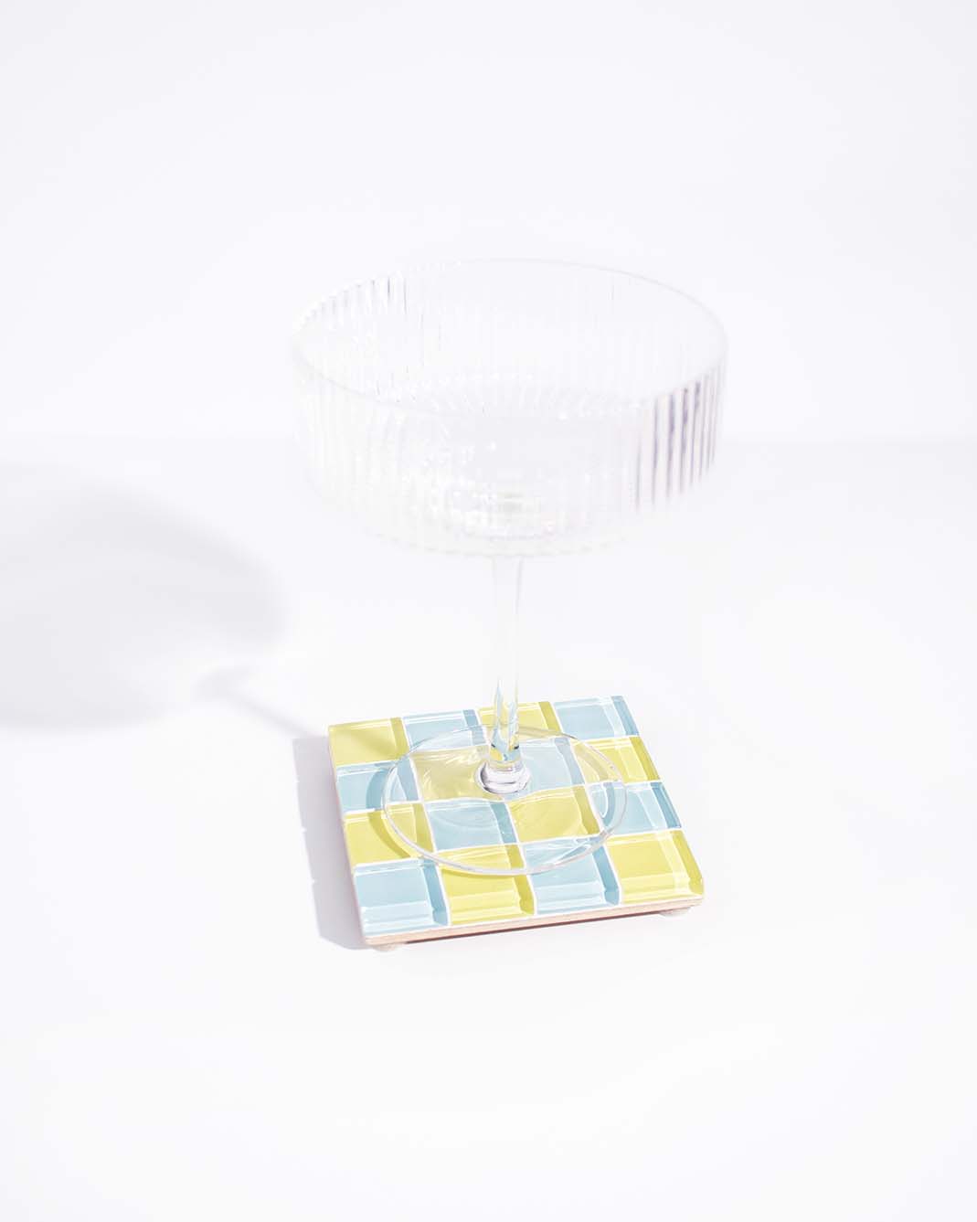 Glass Tile Coaster~ Sun by the Sea