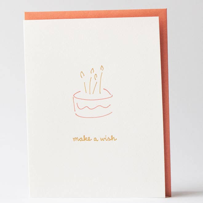 Birthday Greeting Card ~ Make A Wish