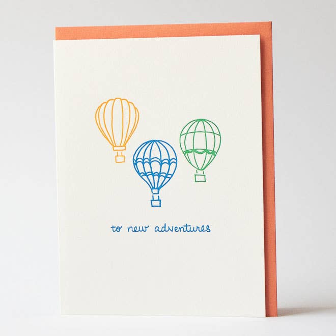Congratulations Greeting Card ~ To New Adventures
