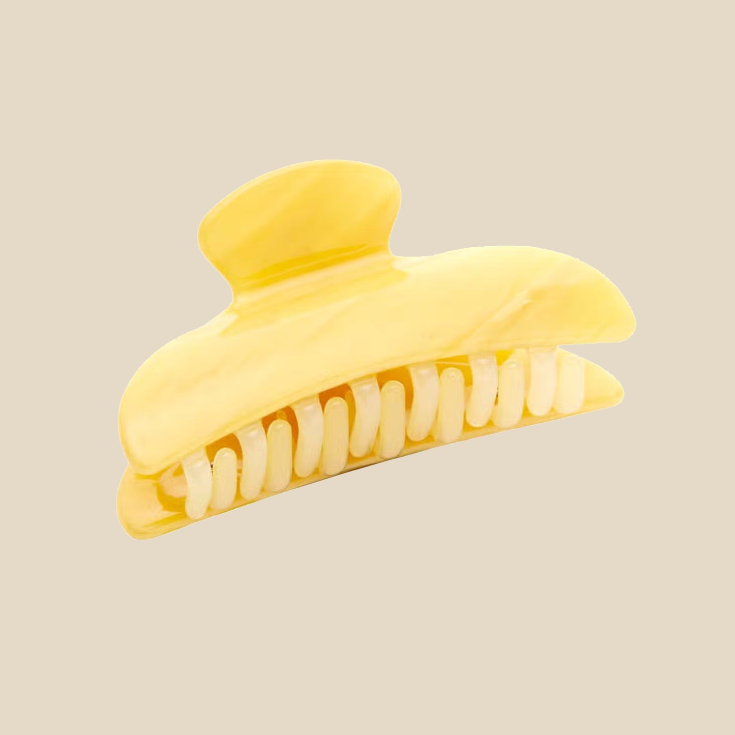 Hair Claw ~ Naples Yellow