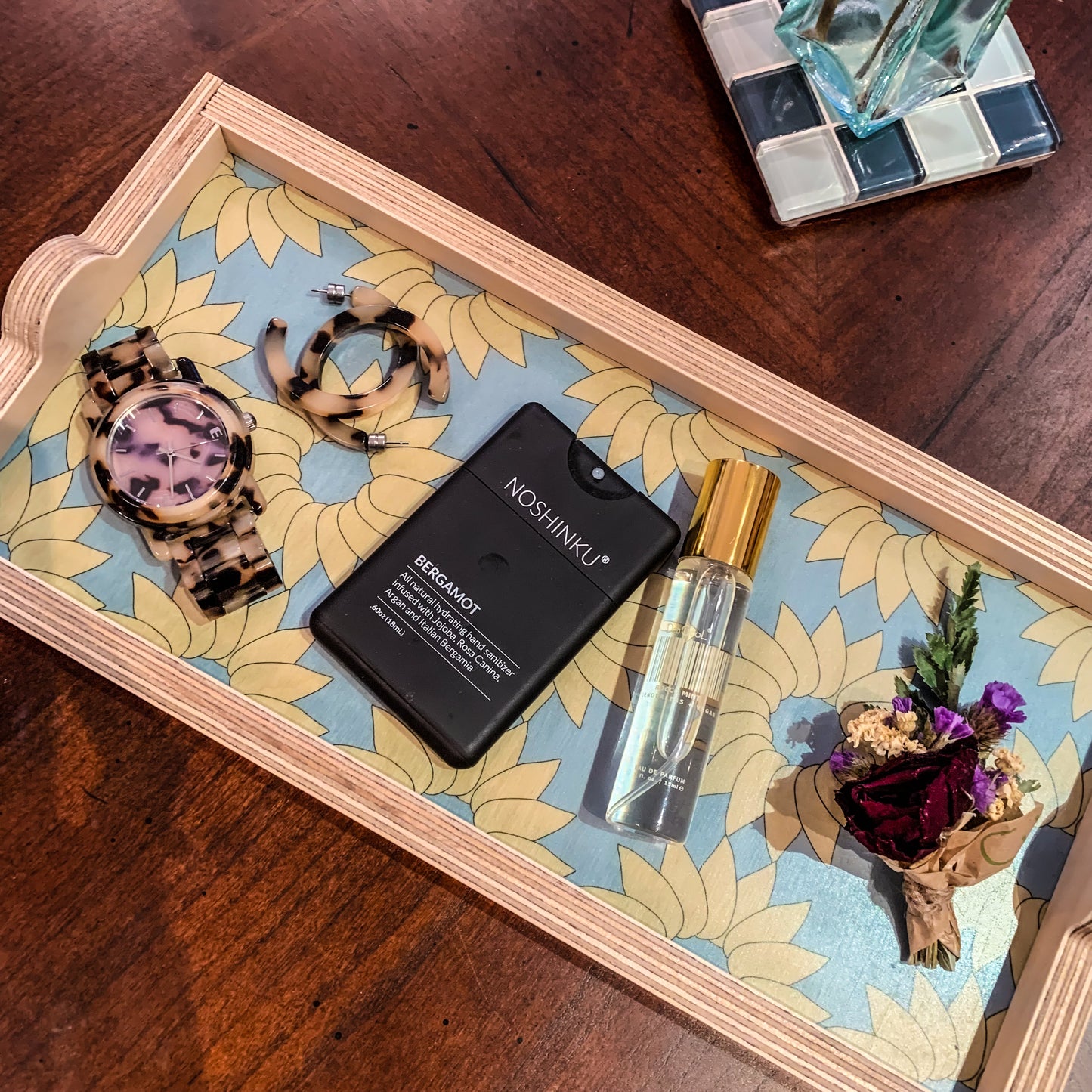 Mini Tray ~ Daisy Sky