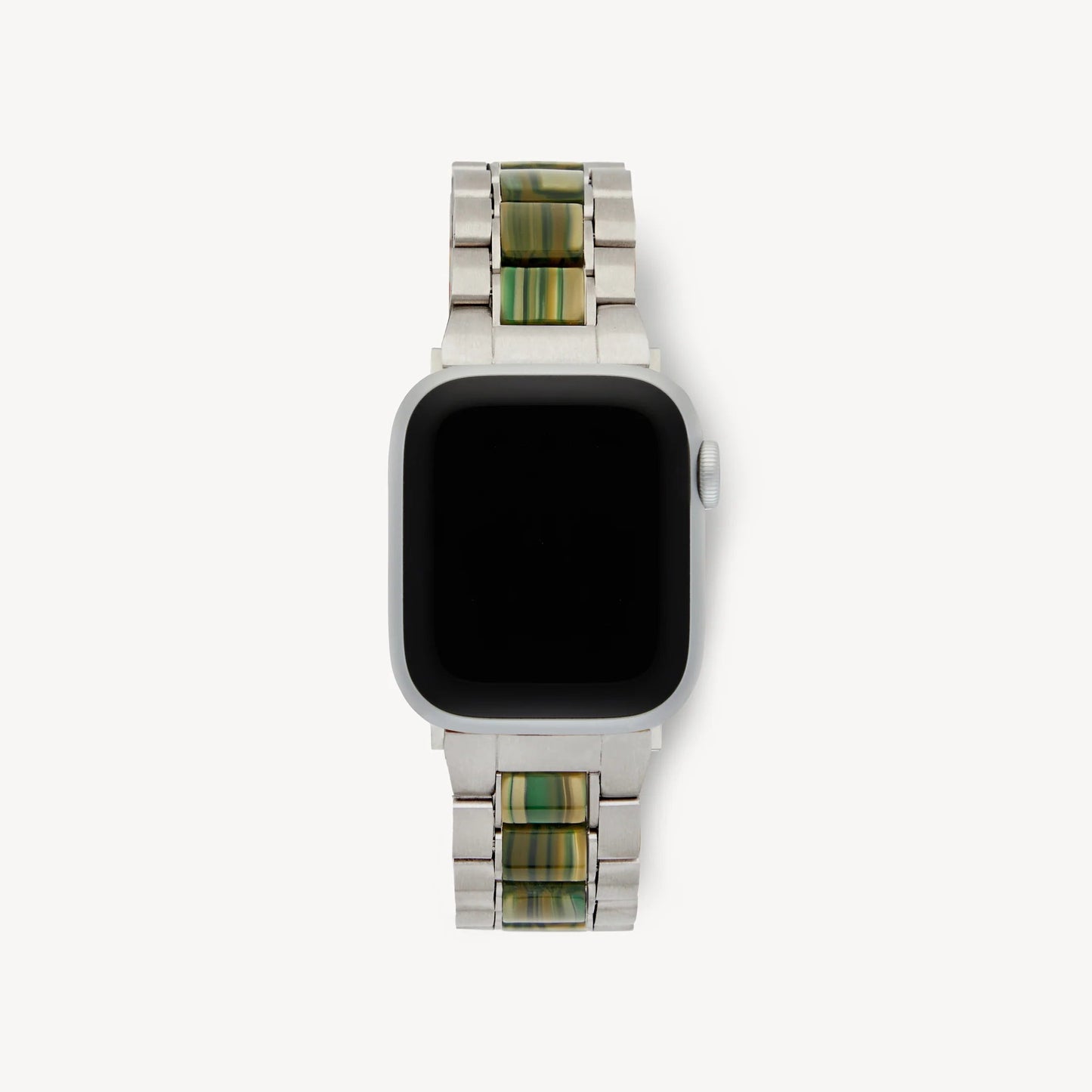 Boyfriend Apple Watch Band ~ Silver Meadow