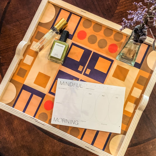 Square Serving Tray ~ Alexander Olive