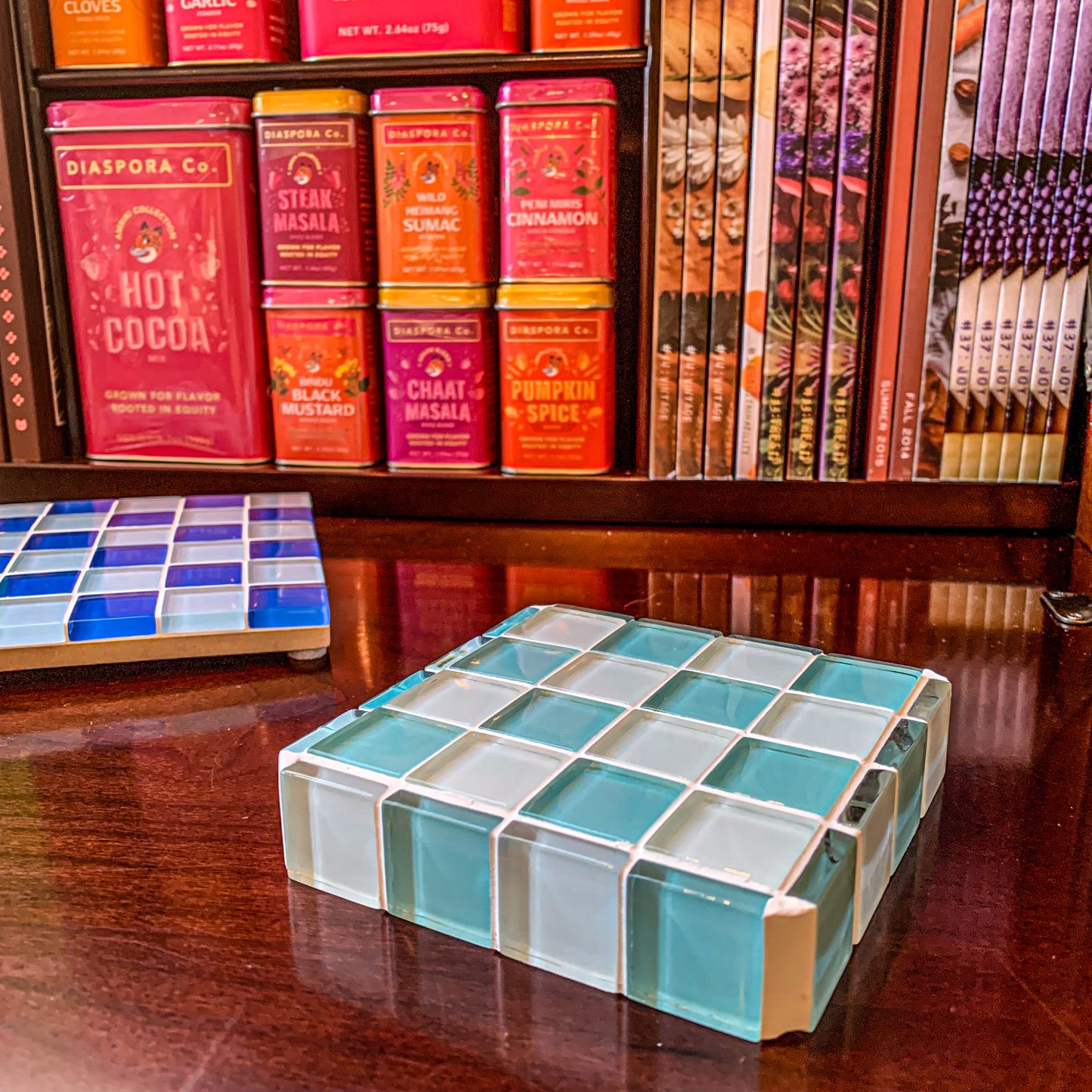 Glass Tile Cube ~ Day Dreamer