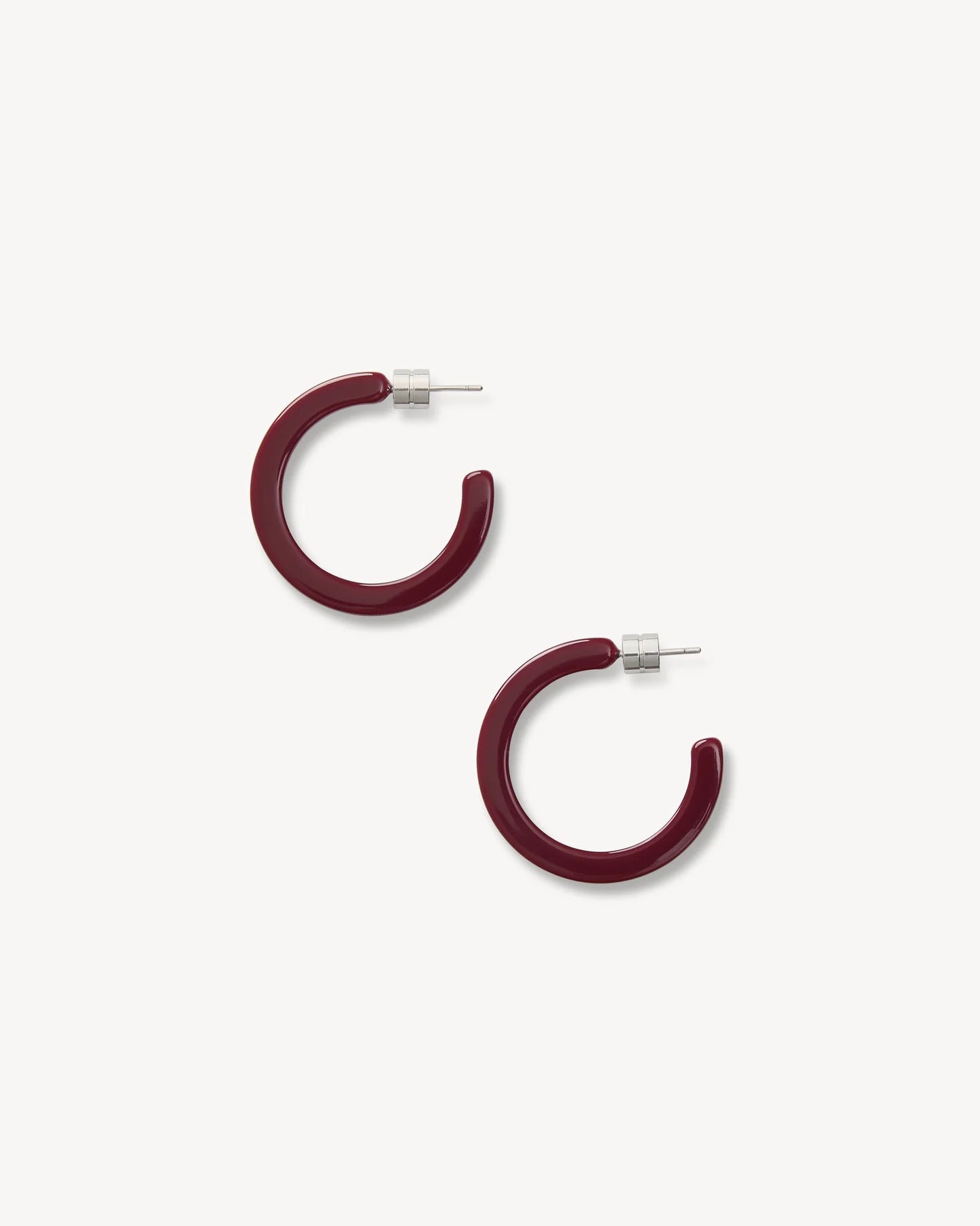Mini Hoops ~ Oxblood