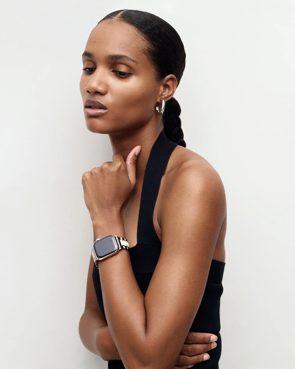 Boyfriend Apple Watch Band ~ Silver