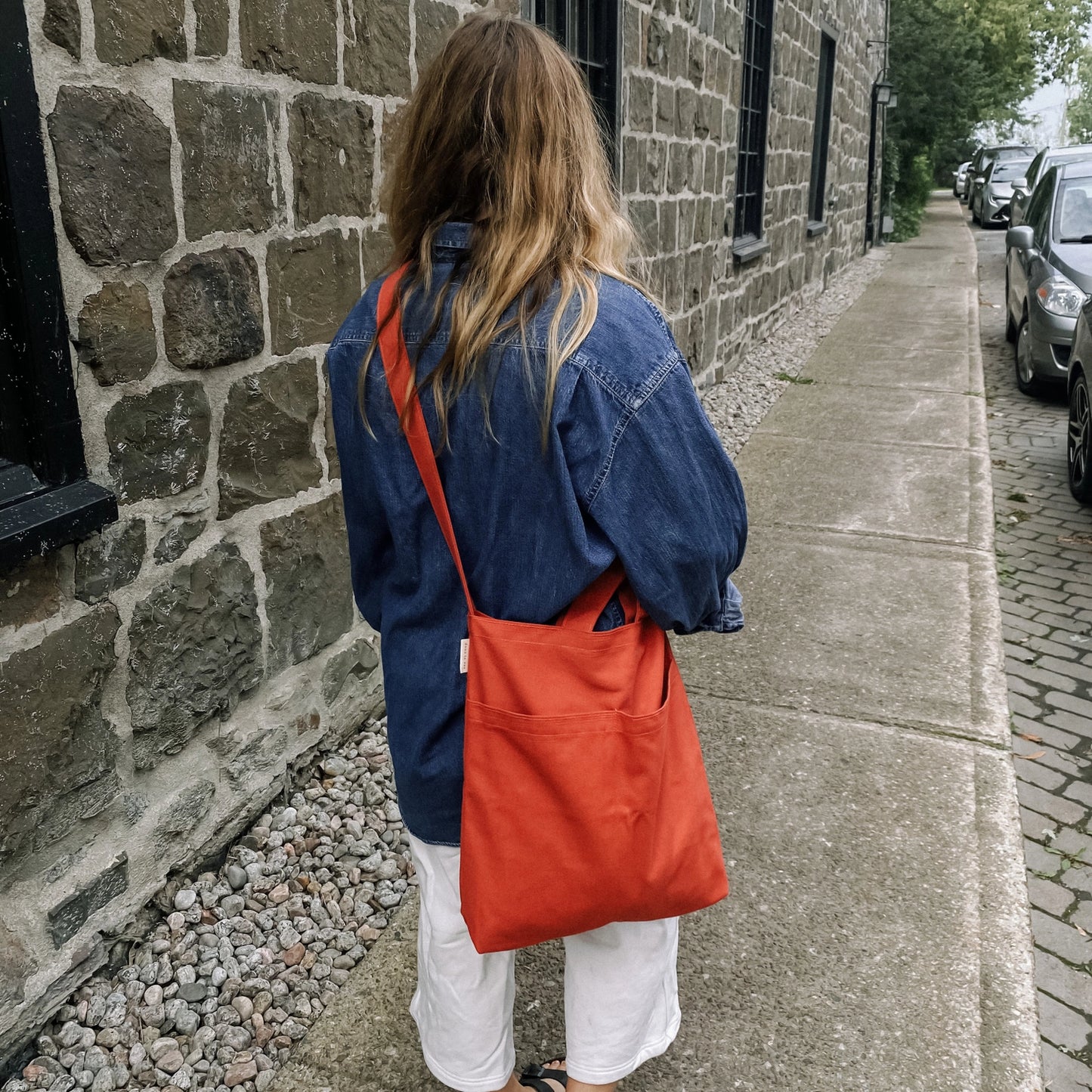 Double Pocket Tote Bag