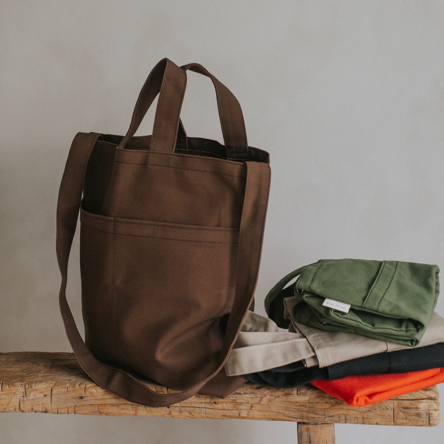 Double Pocket Tote Bag