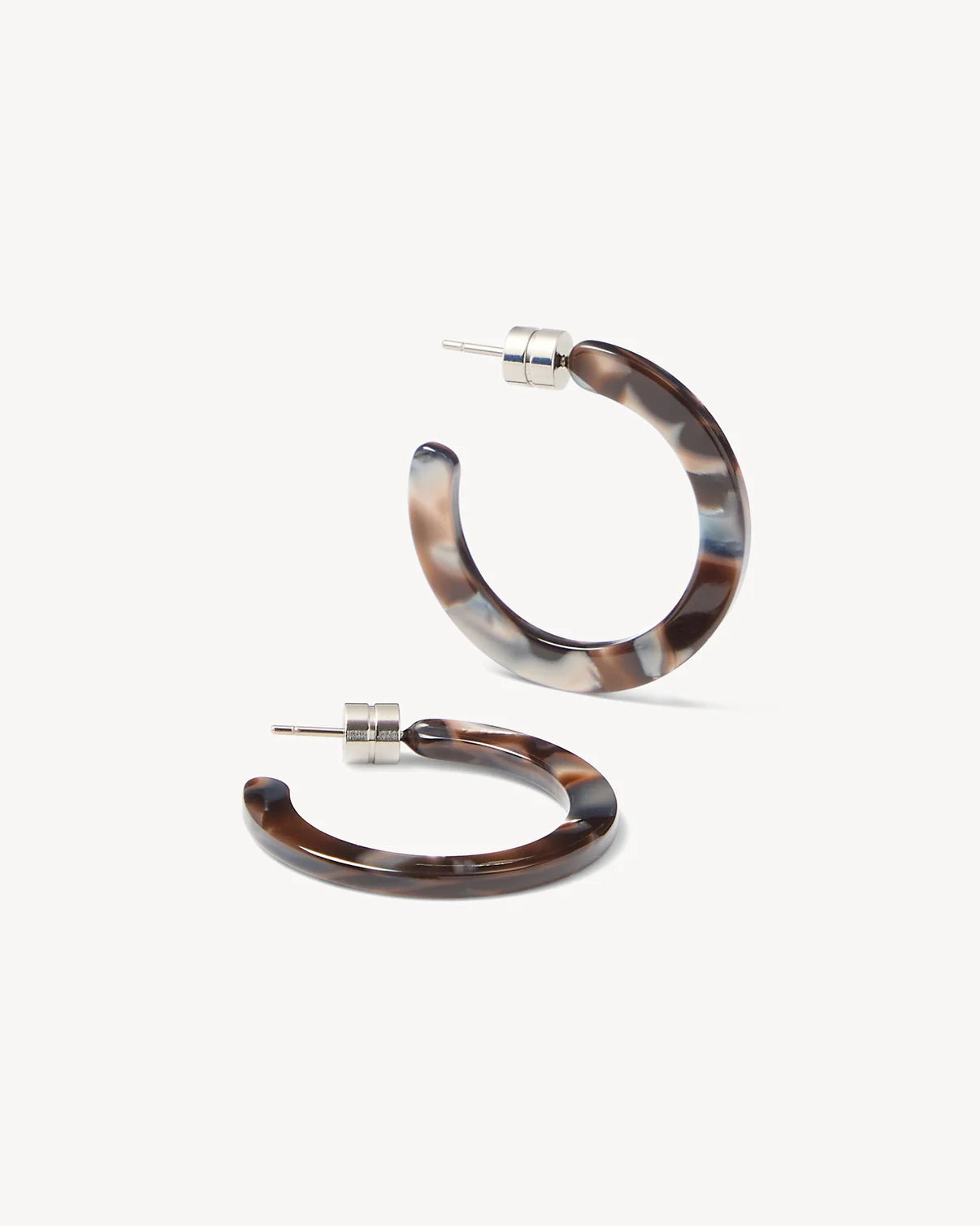 Mini Hoops ~ Blue Horn