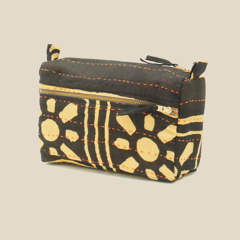 Vintage Sari Toiletry Bag ~ Medium