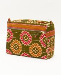 Vintage Sari Toiletry Bag ~ Large
