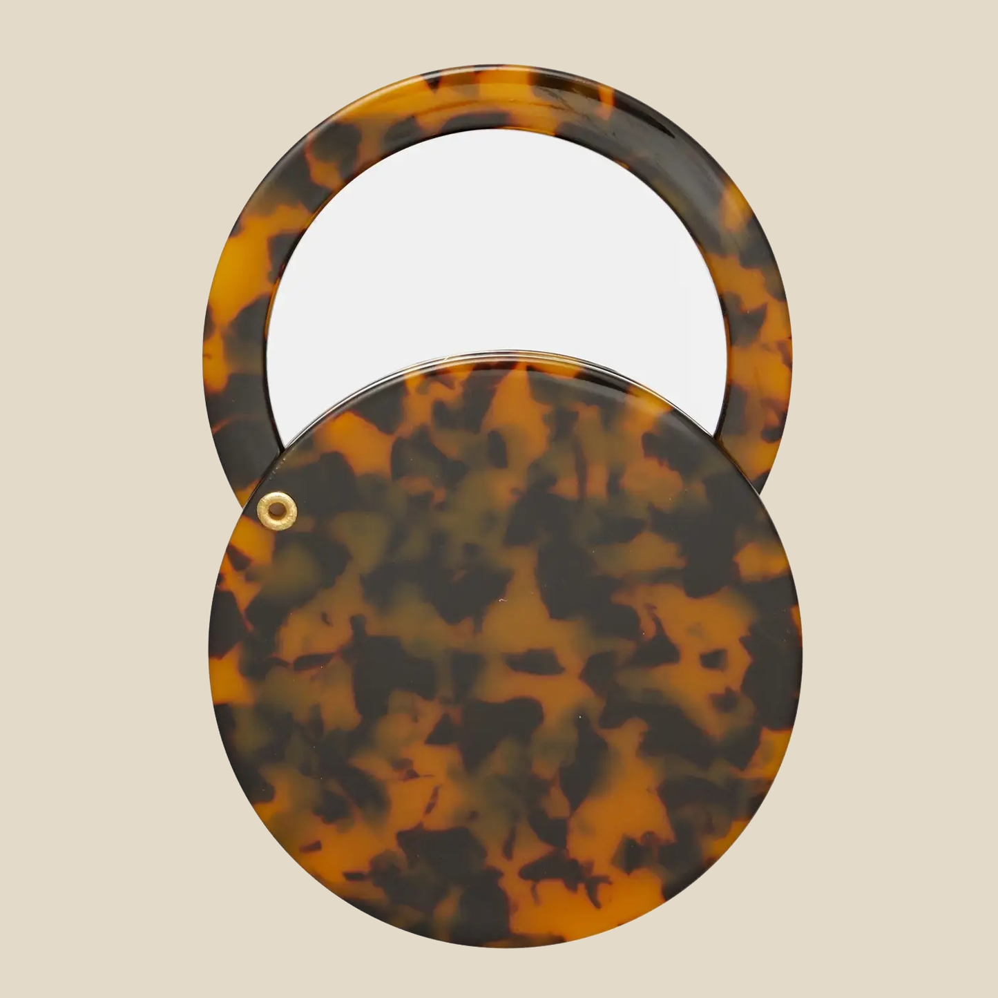 Compact Circle Mirror