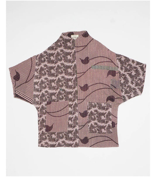 Kantha Cocoon Quilted Jacket