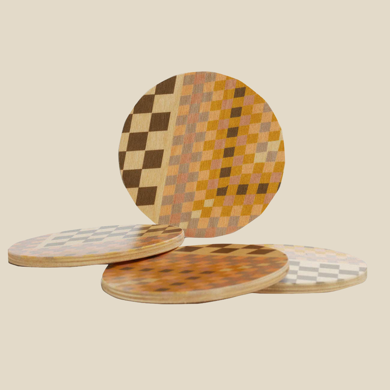 Coasters (Set of 4) ~ Faye
